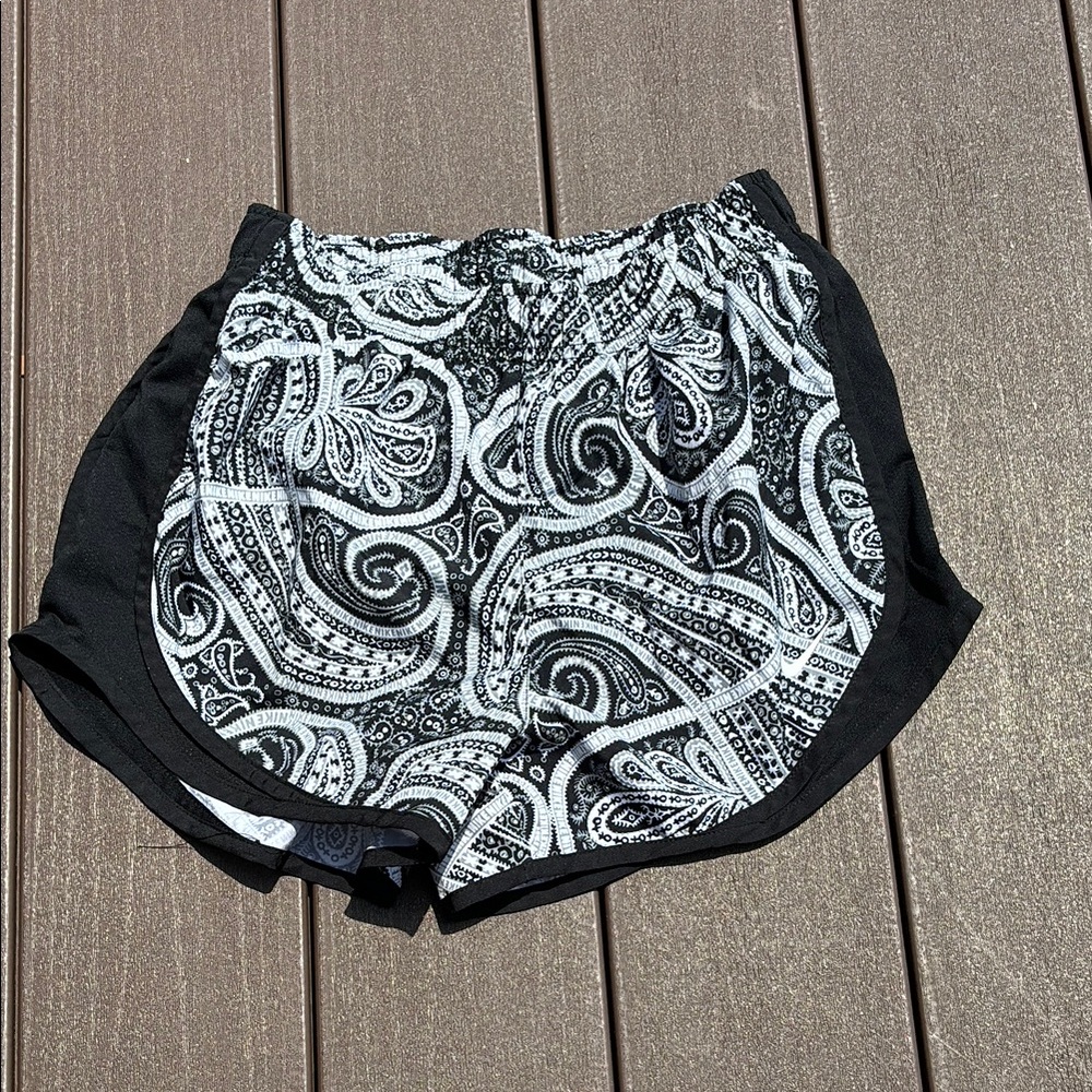 Nike Black and White little bit of grey Women's Shorts Nike small. New no tags